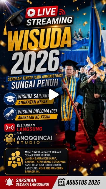 INSTAGRAM @STIANUSA_OFFICIAL ACARA WISUDA S1 ke-XIX & D3 ke-XXXII