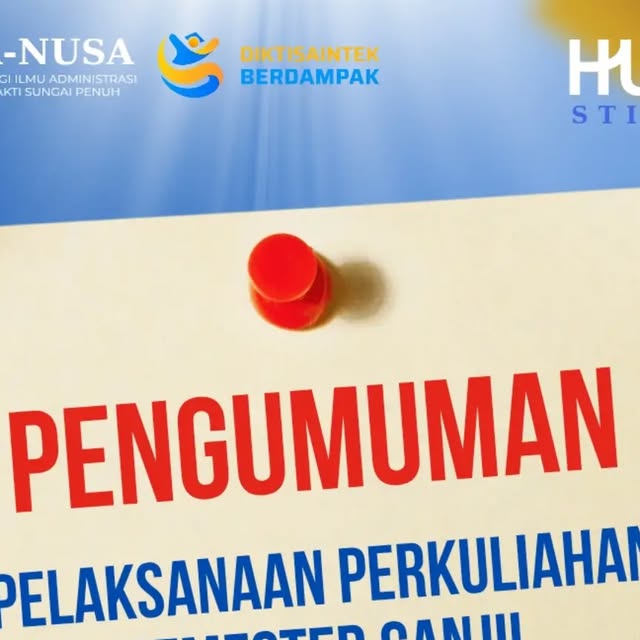 PENGUMUMAN PERKULIAHAN SEMESTER GANJIL TAHUN AKADEMIK 2026/2027